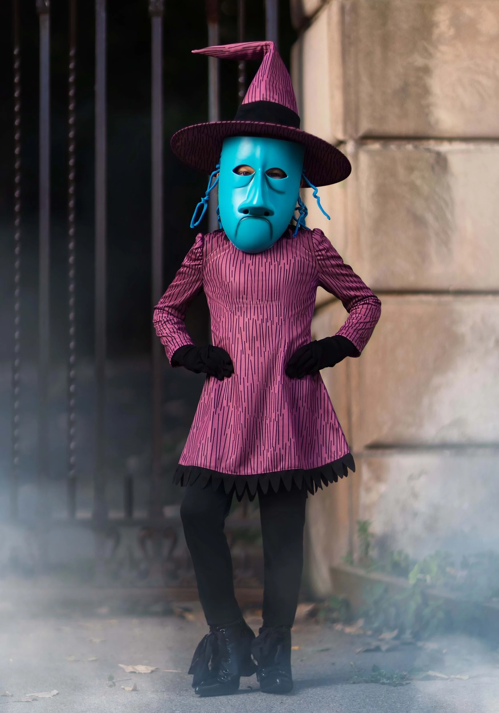 Girl's Disney Nightmare Before Christmas Shock Costume For Toddlers 4 Girl's Disney Nightmare Before Christmas Shock Costume For Toddlers - Image 2