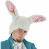 Disney White Rabbit Ears Costume Hat -Disney shop white rabbit ears hat