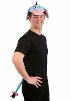 Disney Winnie The Pooh Plush Headband & Tail Kit For Eeyore -Disney shop winnie the pooh eeyore plush headband tail kit alt 3