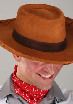 Disney Deluxe Woody Cowboy Costume Hat For Adults -Disney shop woody cowboy adult deluxe hat alt 2